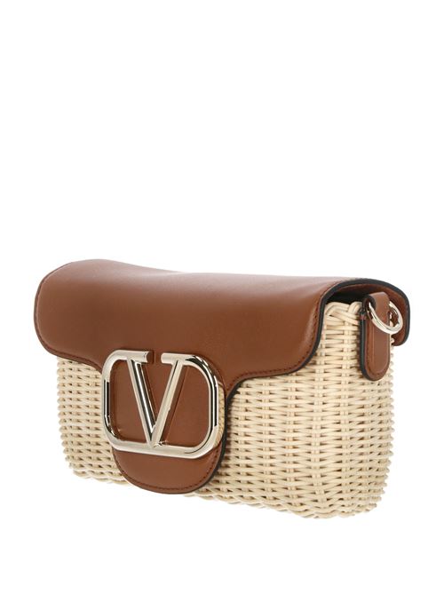 Cream white/chocolate brown bag Valentino Garavani | 4W2B0N00JCF43S